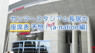 ヤンマースタジアム長居の座席表予想(a-nation編)