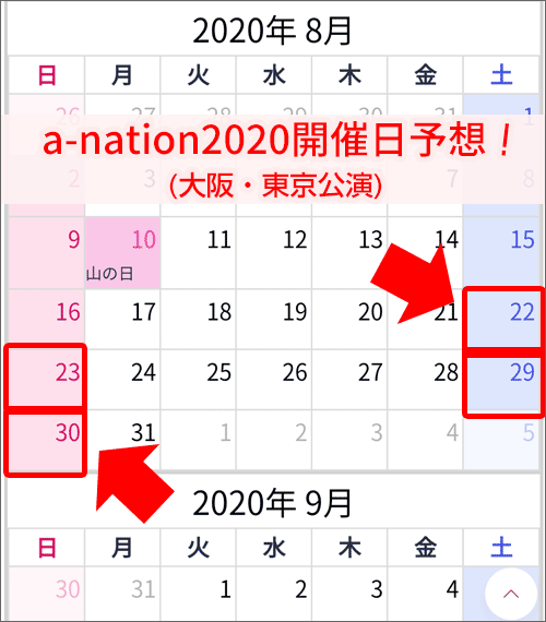 a-nation2020開催日予想