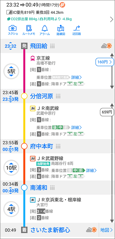 a-nation東京会場から、さいたま新都心駅への最終電車スケジュール