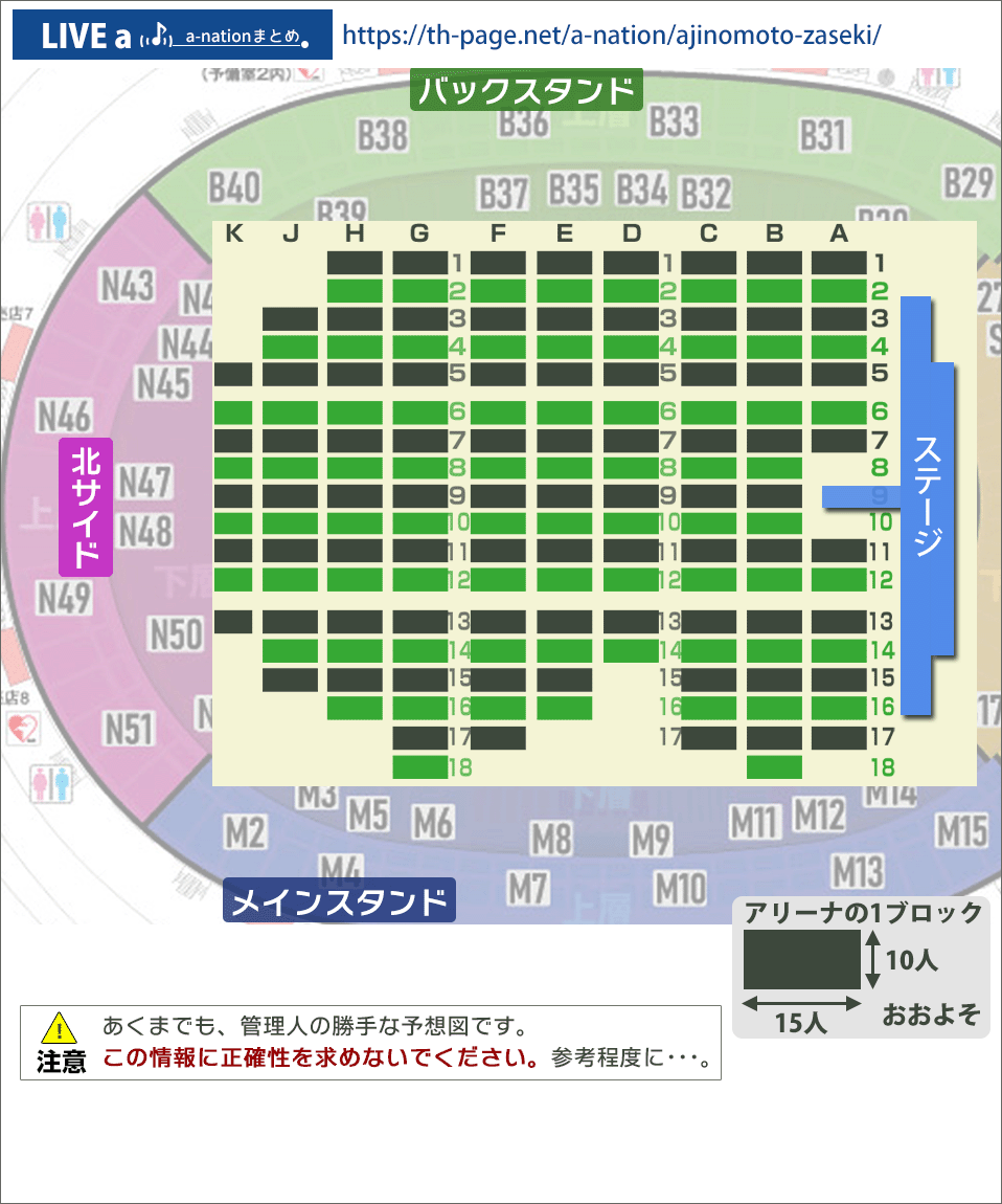 a-nation「味の素スタジアム」座席表
