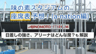 a-nation「味の素スタジアム」の座席表を予想！日差しの強さ、アリーナはどんな席？も解説！