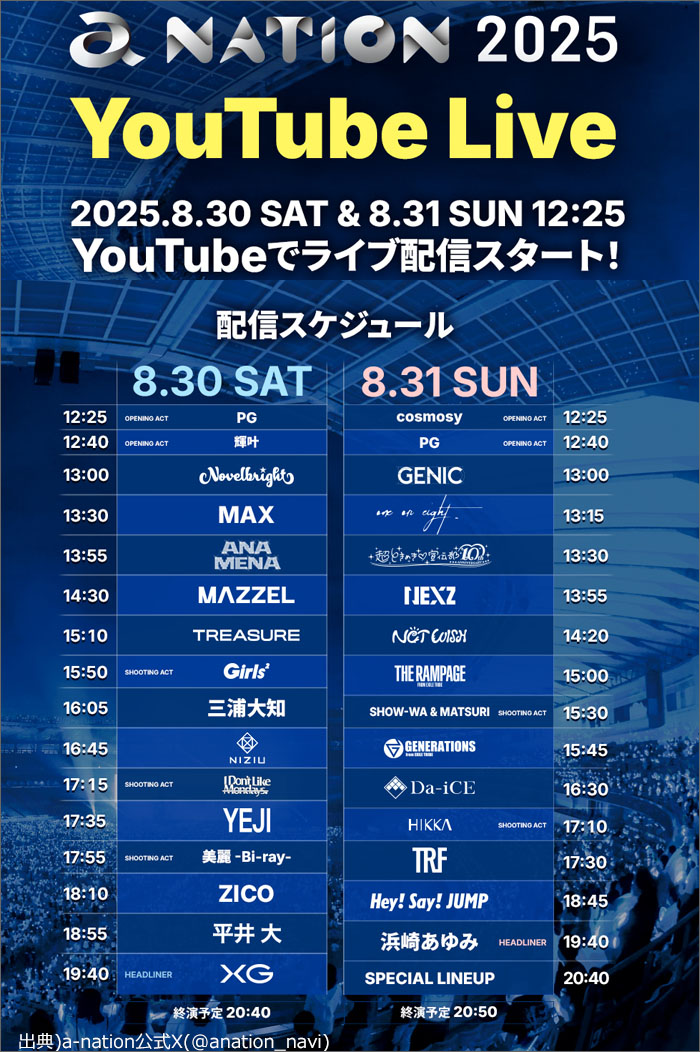 a-nation2025 YouTube Live