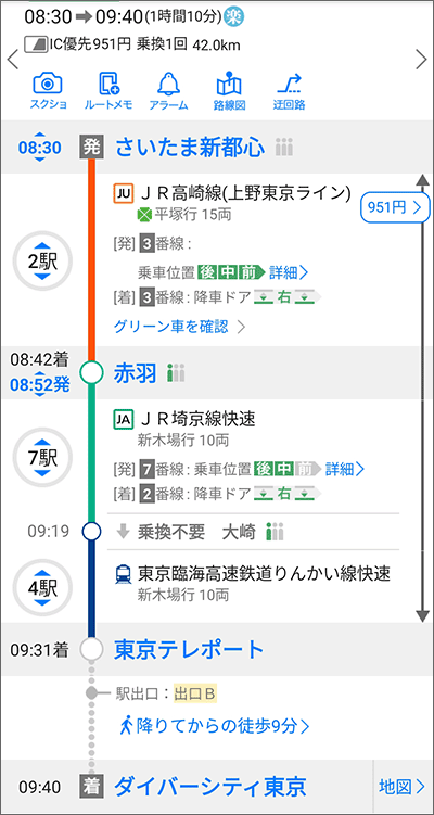 さいたま新都心駅からa-nation東京会場へのタイムスケジュール