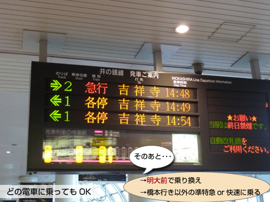 渋谷駅の電子掲示板