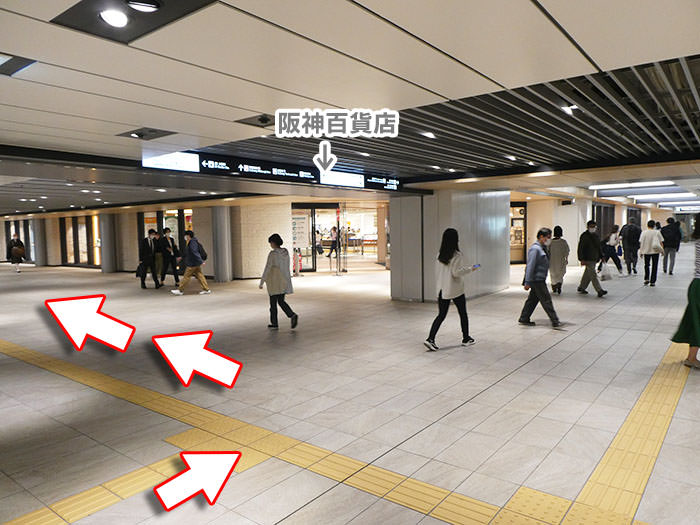 東梅田駅への行き方の手順07-2