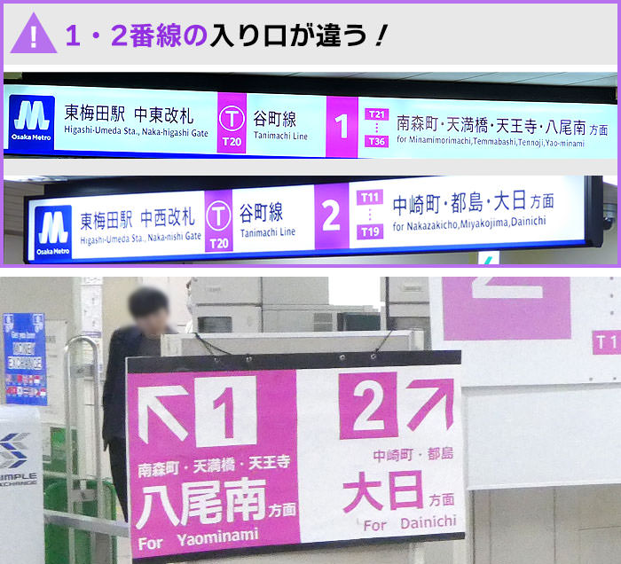 東梅田駅への行き方の手順18