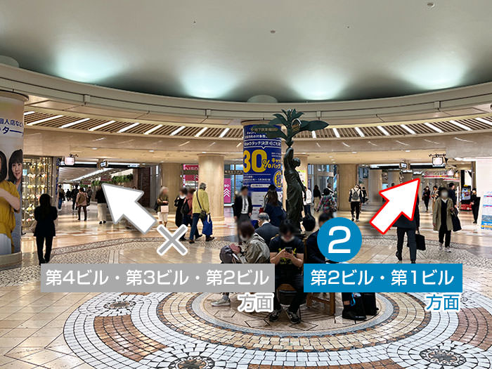 北新地駅への行き方の手順10